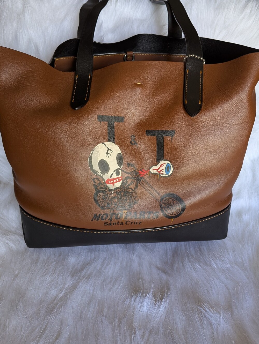 Coach × Gary Baseman Ultra Rare GothamWild Moto Print Tote